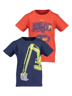 Blue Seven 2er-Set: Shirts In Dunkelblau/ Rot -TROLLKIDS Verkäufe blue seven 2er set shirts in dunkelblau rot 2