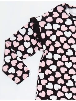 Kleid "Silver Cat" In Schwarz/ Weiß/ Rosa -TROLLKIDS Verkäufe denokids kleid silver cat in schwarz weiss rosa 4