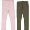 2er-Set: Leggings In Rosa/ Khaki -TROLLKIDS Verkäufe lamino 2er set leggings in rosa khaki