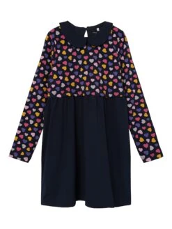 NAME IT Jerseykleid Kurzarm In Dark Sapphire