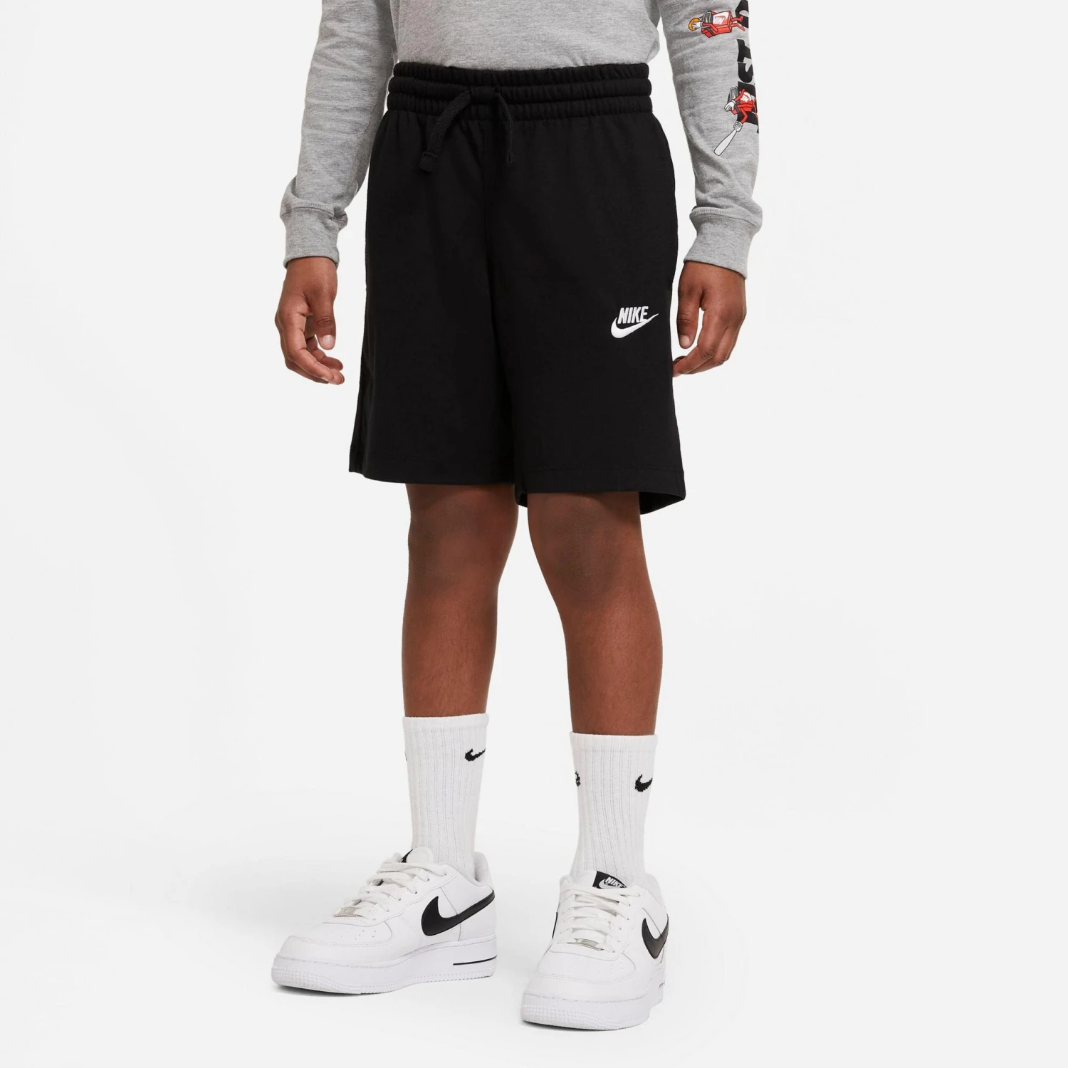 Nike Sportswear Shorts NSW In Black-white-white 6 Nike Sportswear Shorts NSW In Black-white-white – Bild 4