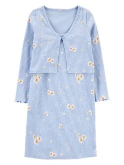 OshKosh 2tlg. Outfit In Hellblau/ Gelb