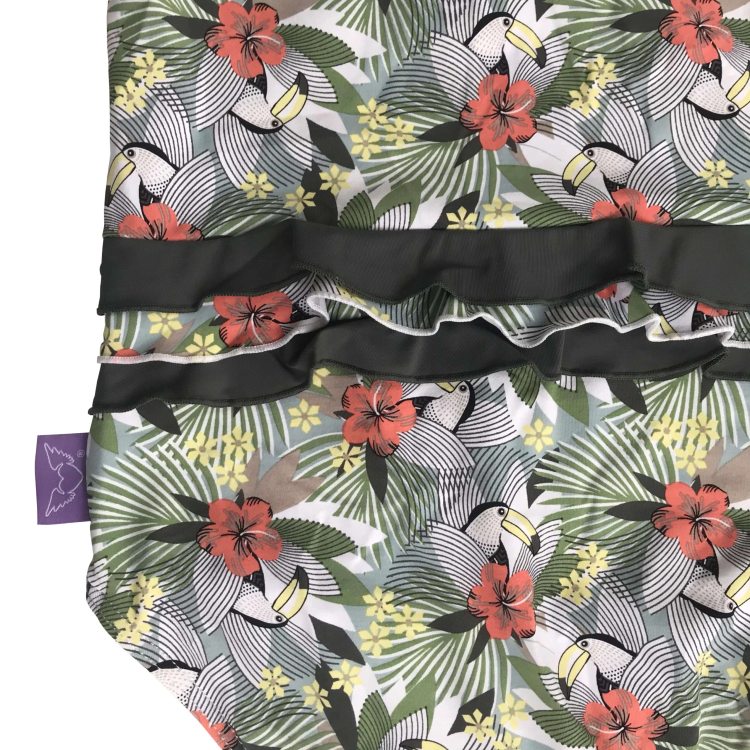 Mädchenbadeanzug In Hawaii-Tukan-Druck 4 Mädchenbadeanzug In Hawaii-Tukan-Druck – Bild 3