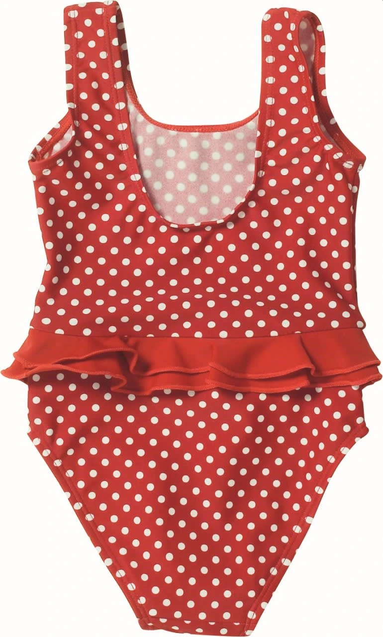 Playshoes UV-Schutz Badeanzug Punkte In Rot 4 Playshoes UV-Schutz Badeanzug Punkte In Rot – Bild 2