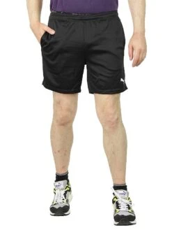 Puma Jogginghose Spirit Poly Shorts Kinder In Schwarz