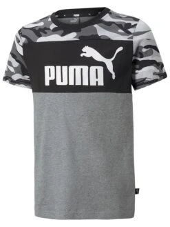 Puma Shirt "ESS+ Camo" In Grau