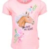 T-Shirt S/S Print EMB Seq. Horse In Neon Melon -TROLLKIDS Verkäufe salt and pepper t shirt s s print emb seq horse in neon melon
