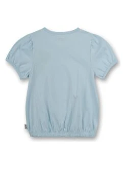 Shirt "Flower" In Hellblau -TROLLKIDS Verkäufe sanetta kidswear shirt flower in hellblau 1