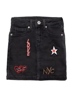 Jeansrock In Schwarz