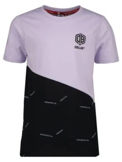 Vingino Shirt "Haroon" In Schwarz/ Flieder