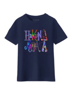 Shirt "Hakuna Matata" In Dunkelblau